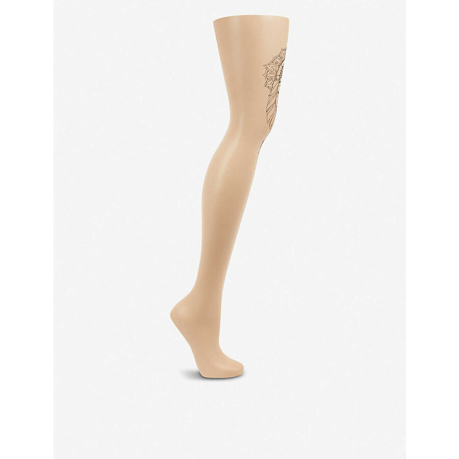 Wolford Ladies Melina Ink Knitted Tights, Size XSmall 102824365