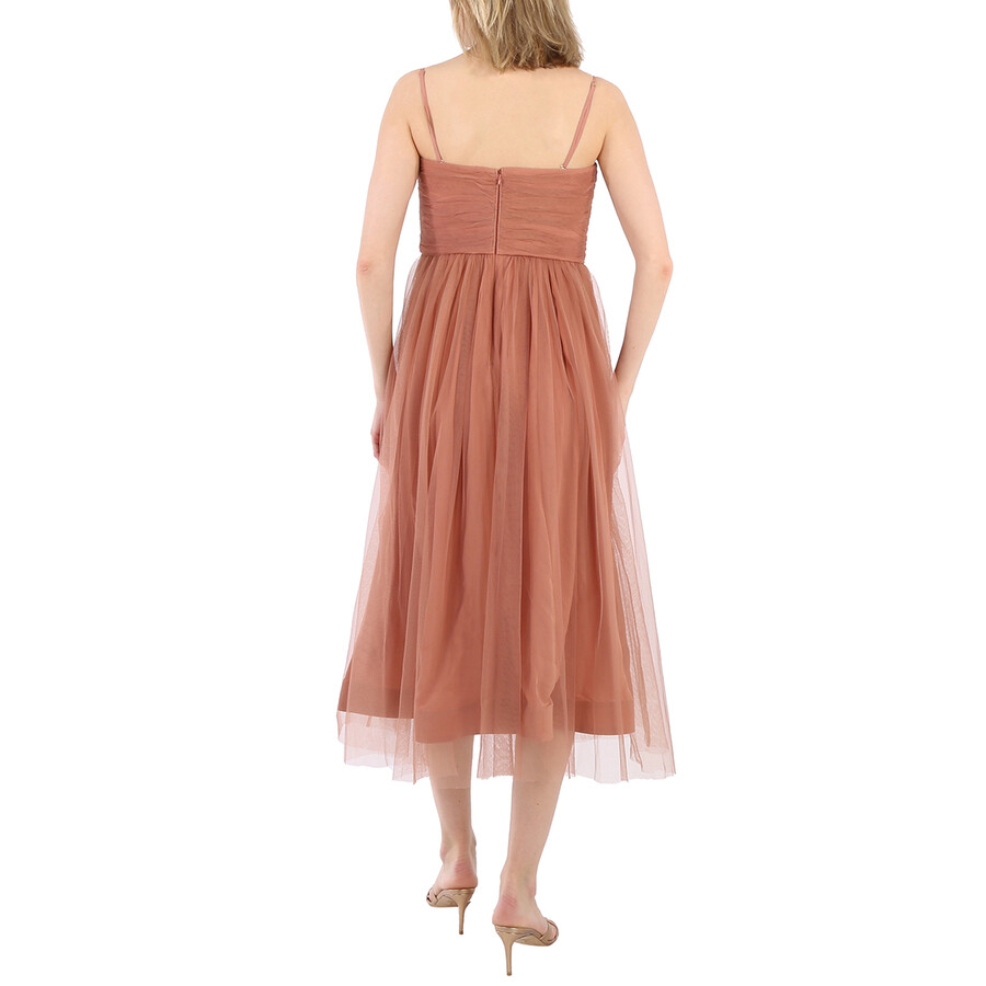 Zimmermann Ladies Tulle Strapless Midi Dress Lipstick, Size 1 101584