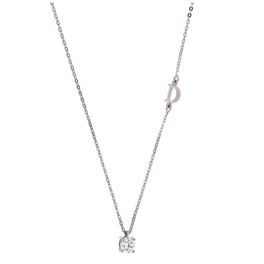 Damiani Ladies White Gold 0.30 Ct Diamond Necklace