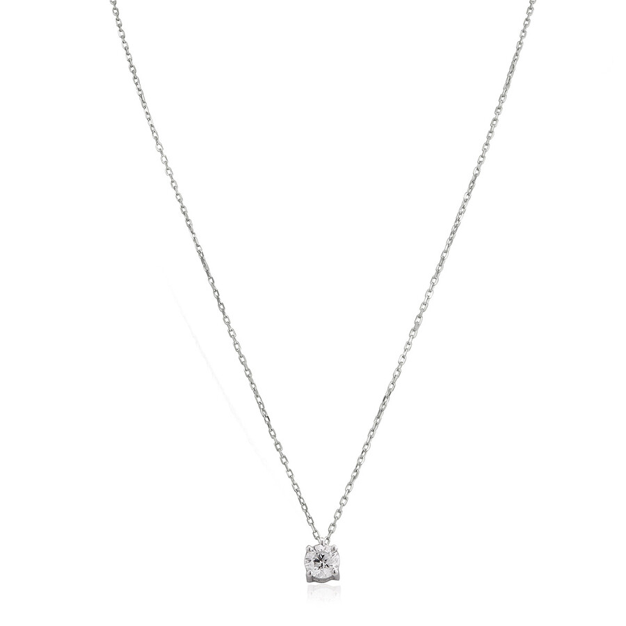Damiani Luce 18k White Gold Diamond Necklace