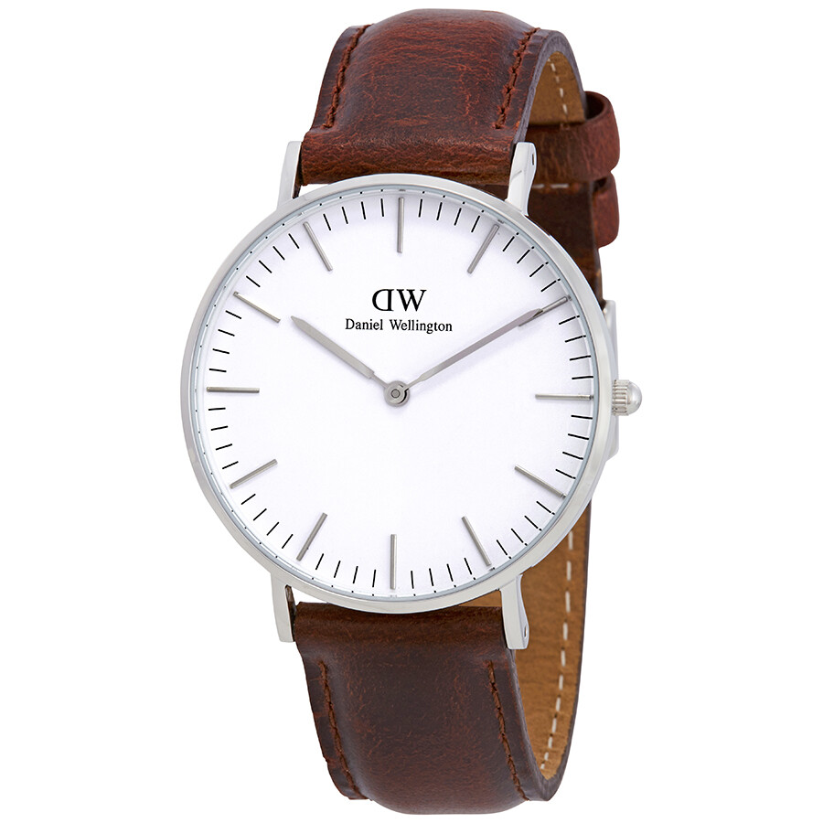 Daniel Wellington Classic St Mawes White Dial Ladies Watch DW00100052 -  Watches - Jomashop