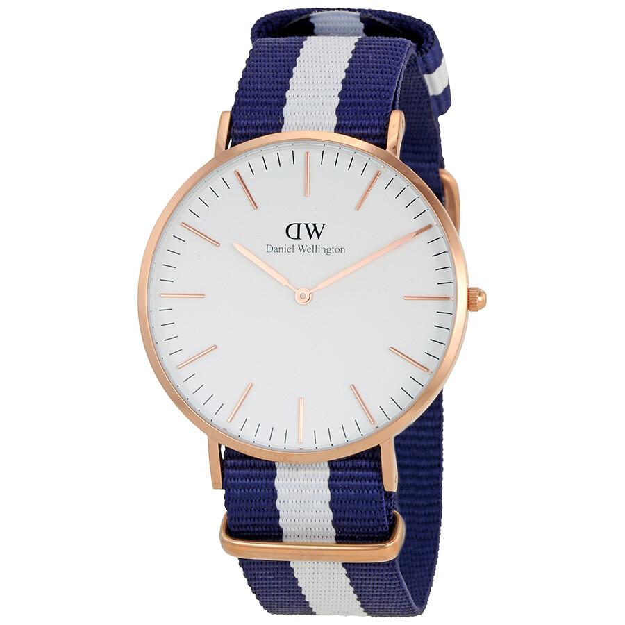 Daniel Wellington White Dial Men's Watch DW00100004 - Daniel Wellington 