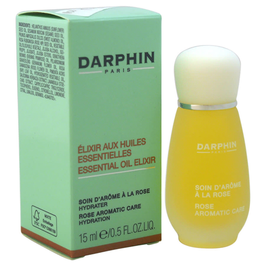 Darphin Essential Oil Elixir Rose Aromatic Care Oil 0.5 oz Rose Skin Care 882381110994 In Transparent