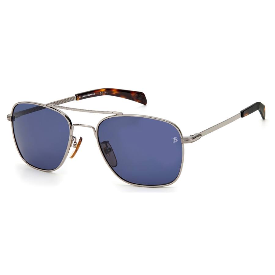 David Beckham Blue Navigator Men's Sunglasses Db 7019/s 06lb/ku 55