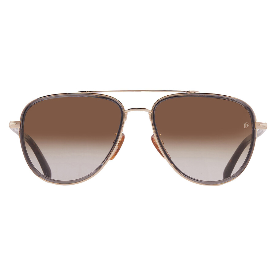 David Beckham Brown Gradient Pilot Men's Sunglasses Db 7068/g/s 02f7/ha 58