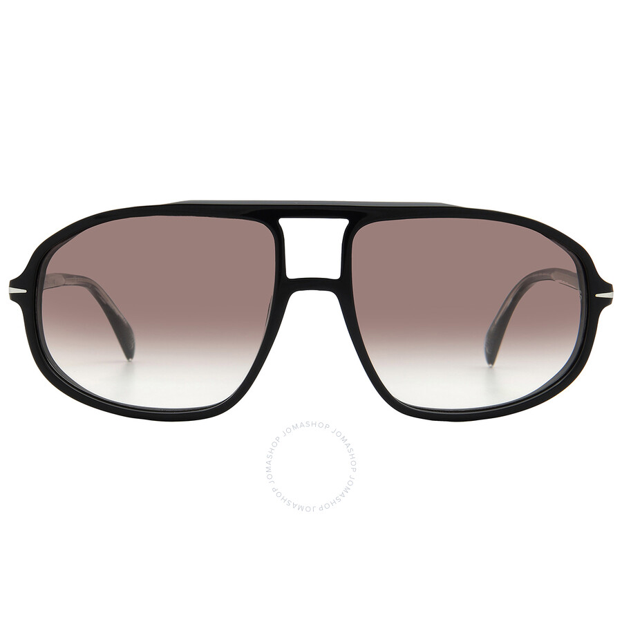 David Beckham Brown Gradient Pilot Unisex Sunglasses Db 1000/s 0807/ha 59