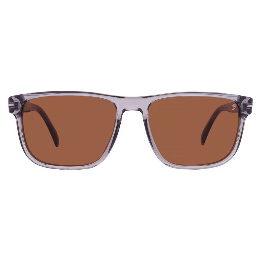 David Beckham Brown Square Men's Sunglasses Db 1060/s 0kb7/70 57