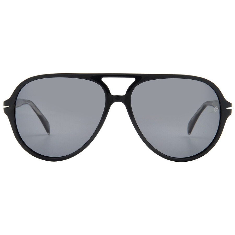 David Beckham Grey Pilot Men's Sunglasses Db 1091/s 0807/m9 60