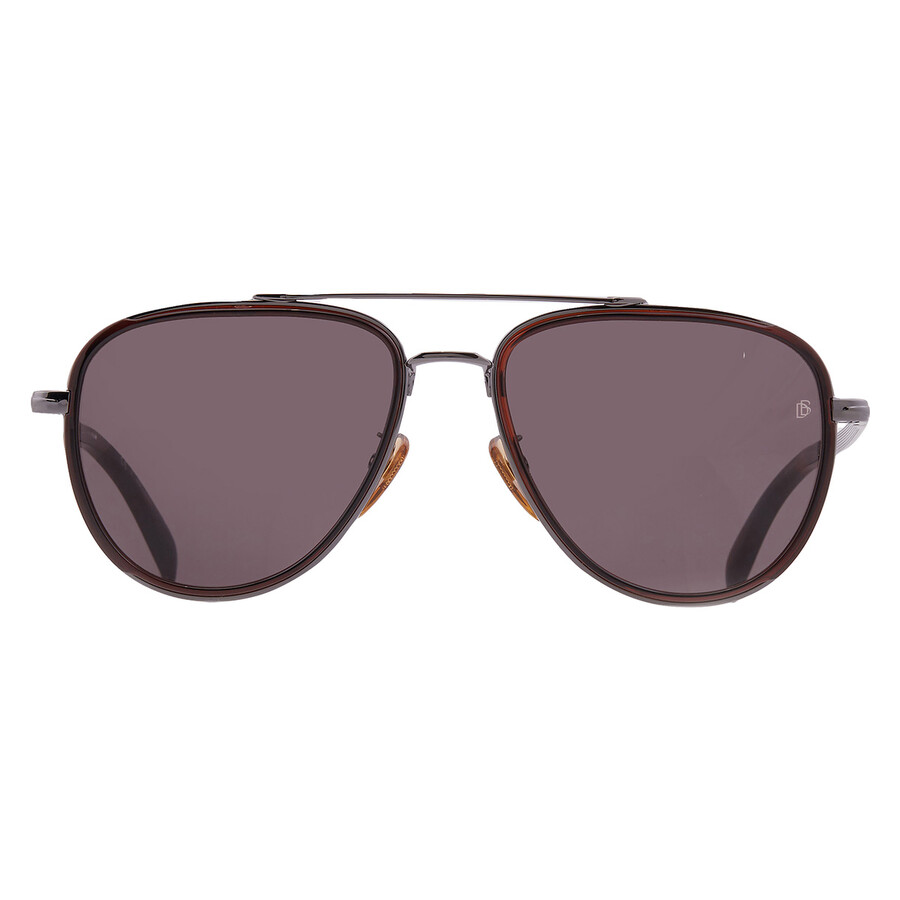 David Beckham Grey Pilot Men's Sunglasses Db 7068/g/s 0cvw/ir 58
