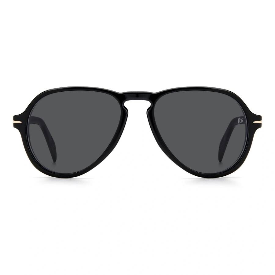 David Beckham Grey Pilot Men's Sunglasses Db 7079/s 0807/ir 55