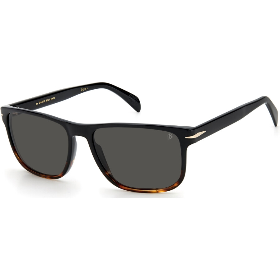 David Beckham Grey Square Men's Sunglasses Db 1060/s 037n/ir 57