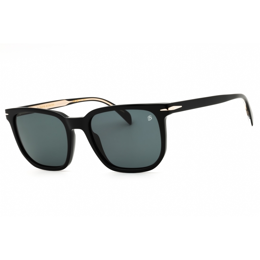 David Beckham Db1076s Rectangular Sunglasses In ["black"]