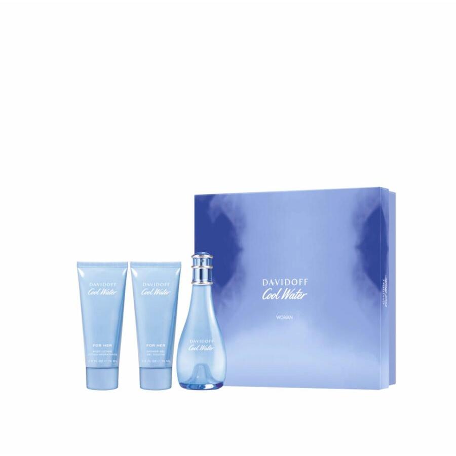 Davidoff Ladies Cool Water Woman Gel Gift Set Fragrances