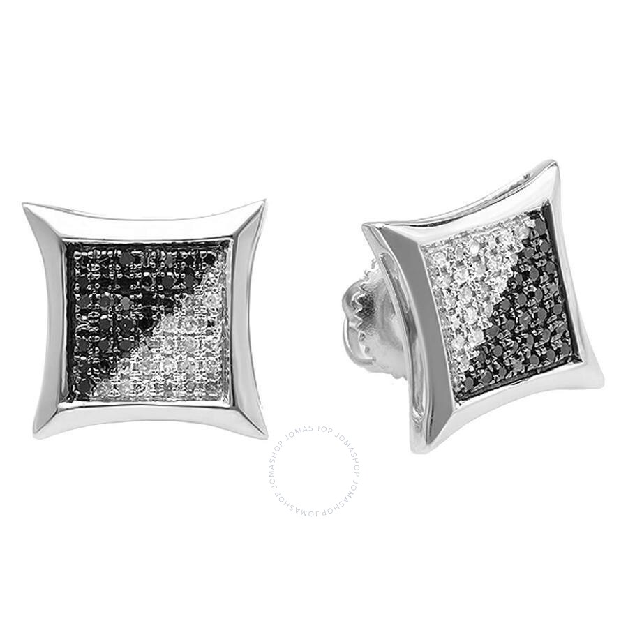 Dazzlingrock Collection 0.25 Carat Sterling Silver Round White Diamond Mens Micro Pave Hip Hop Wedding Band 1//4 CT ctw