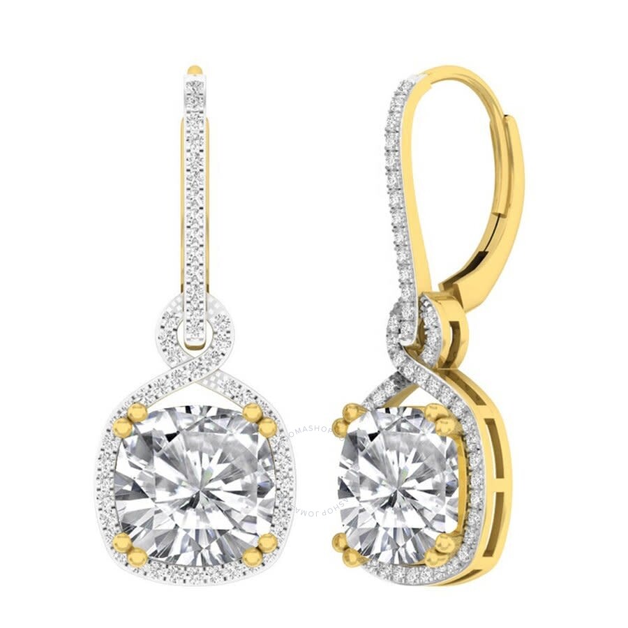 Dazzlingrock Collection 18K 5 MM Round Lab Created Gemstone Ladies Solitaire Pendant Yellow Gold
