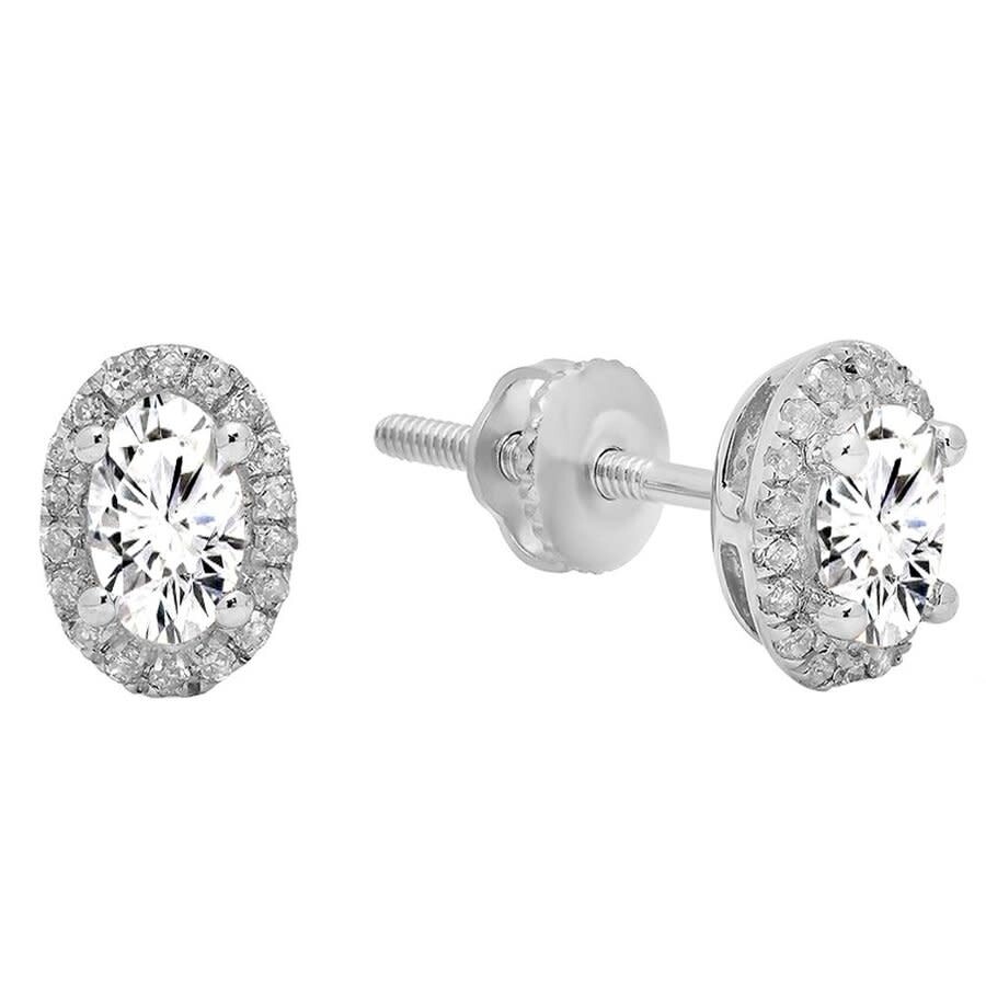 Dazzling rock diamond earrings Clearance