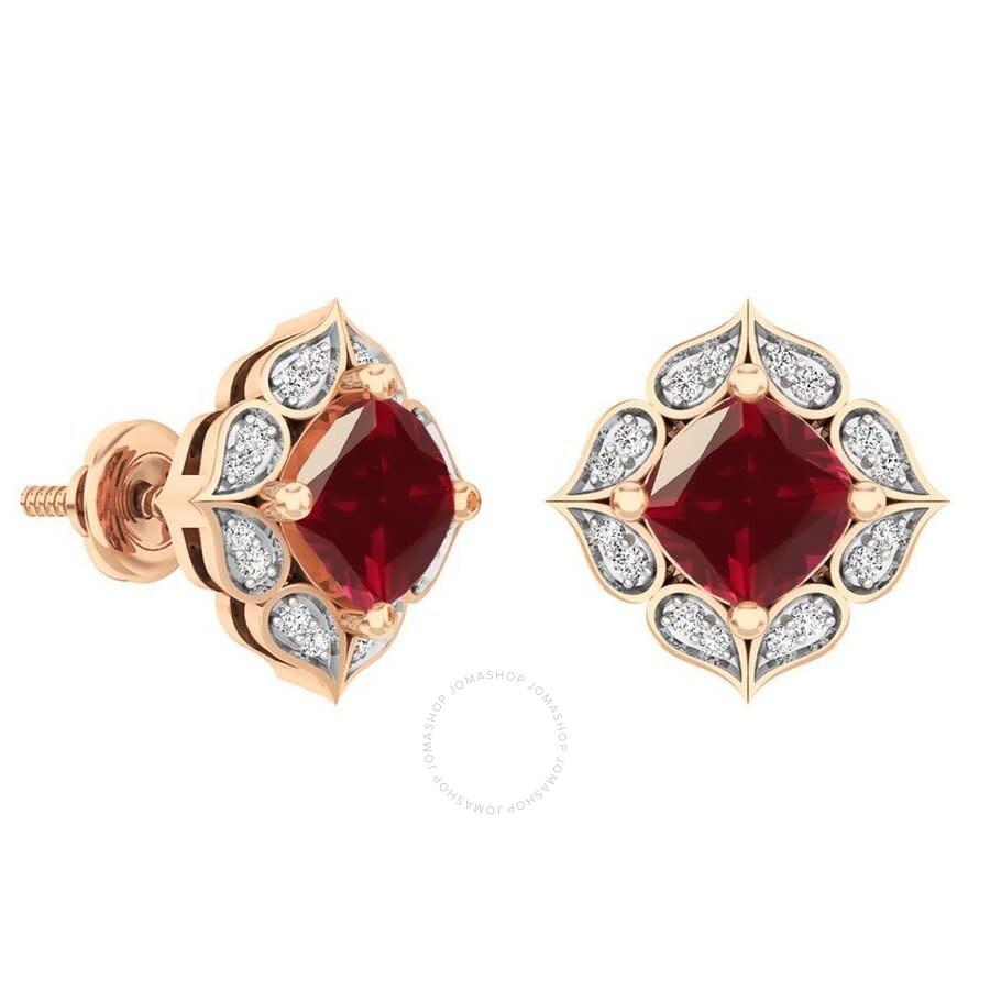Dazzling rock diamond earrings Clearance