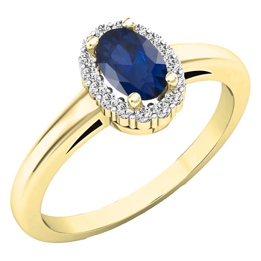 Orecchini A Alone In Oro Giallo 14k Con Granato E Diamanti DazzlingRock | Gioielli Donna Lussuosi
