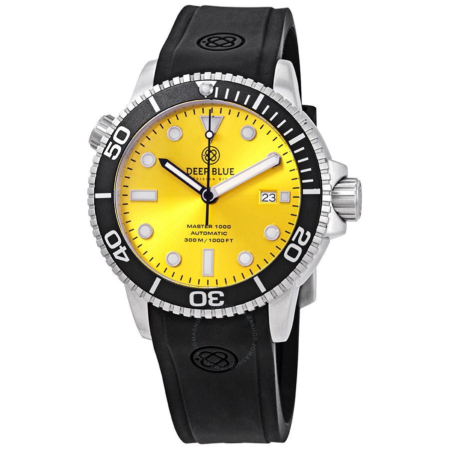 yellow dive watch