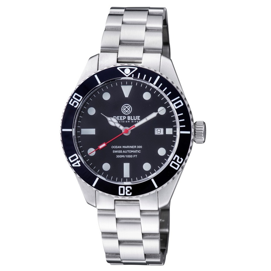 Deep Blue Ocean Mariner 300 Automatic Black Dial Men's 42 mm Watch