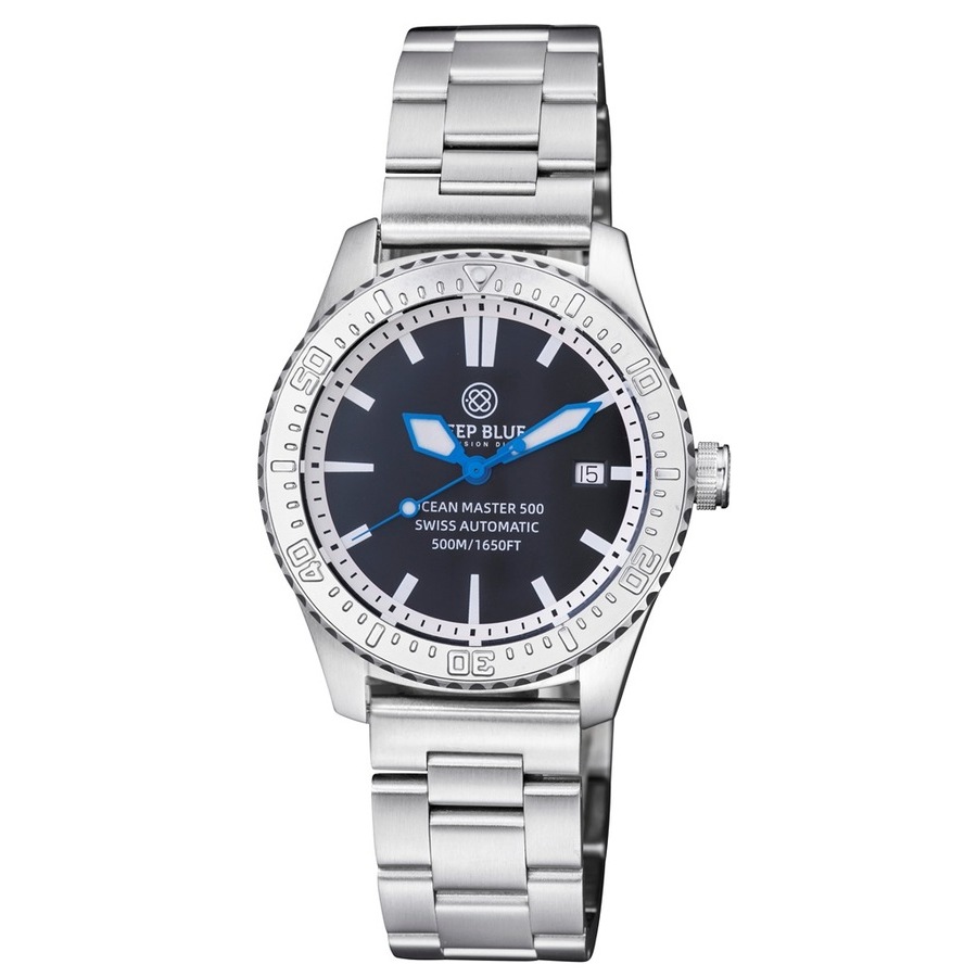Deep Blue Ocean Master 500 Automatic Black Dial Men's 40 mm Watch