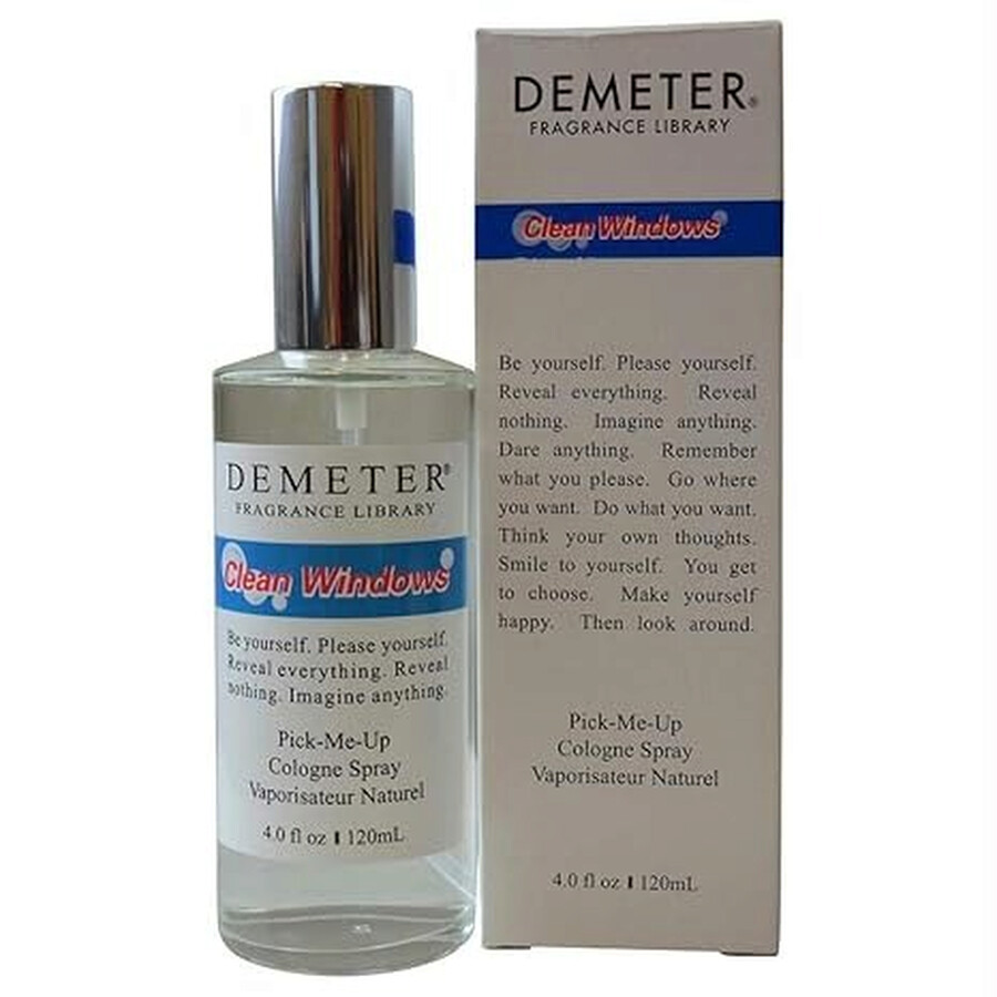 Demeter Unisex Clean Windows EDC Spray 4.0 oz Fragrances 648389703381