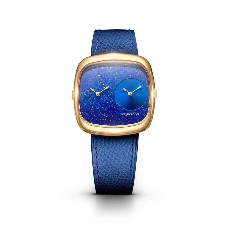 Dennison Ald Dual Time Quartz Blue Dial Unisex Watch ALD-DT02-G-ELBL-R-GBKL