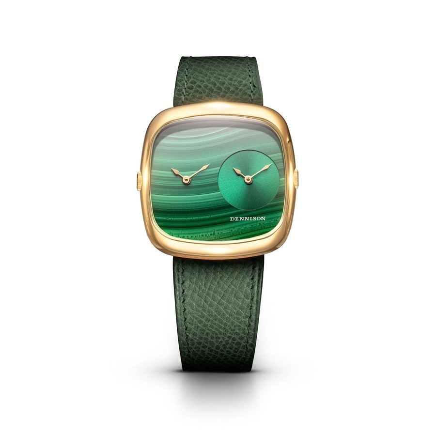 Dennison Ald Dual Time Quartz Green Dial Unisex Watch ALD-DT01-G-ELGR-R-GBKL