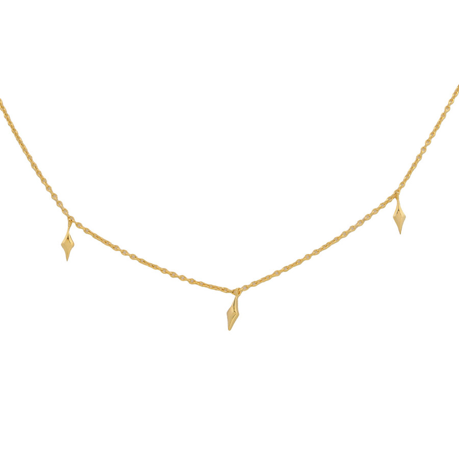 Diamanti Per Tutti Dainty Drops Necklace In Gold