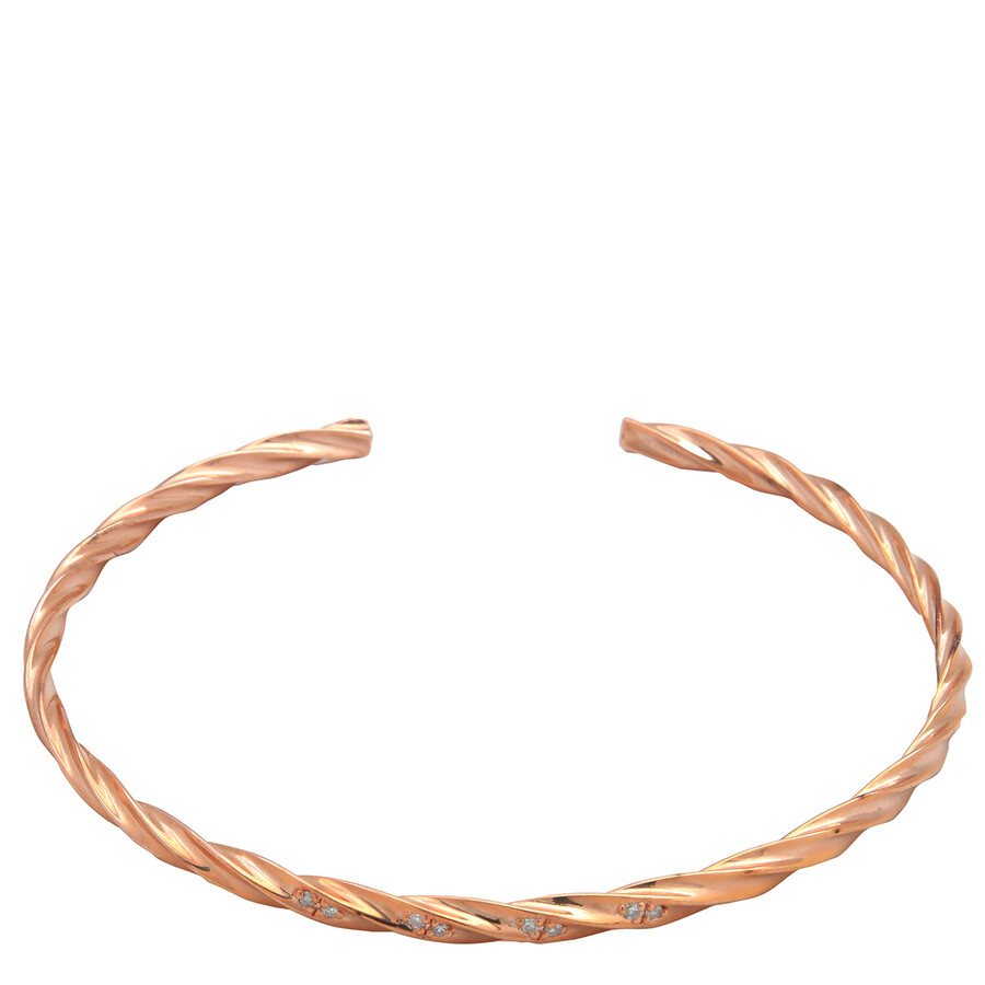 Diamanti Per Tutti Fate Rose Gold-plated Diamond Cuff