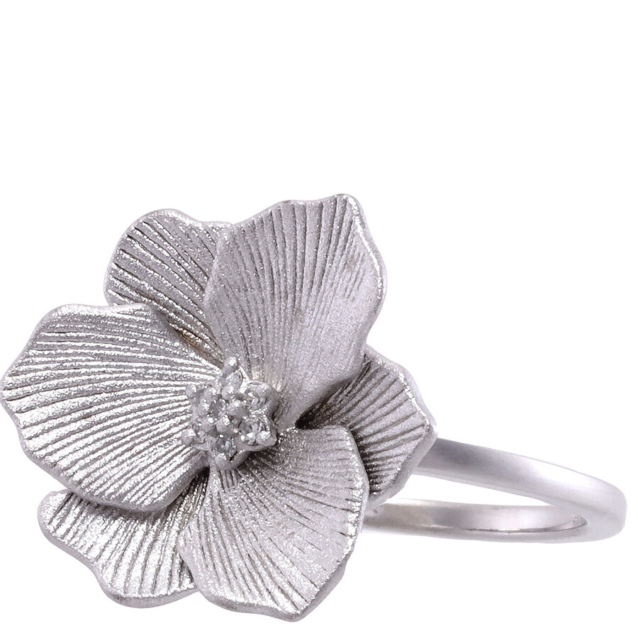 Diamanti Per Tutti Ladies Jasmine Silver Ring In Silver Tone