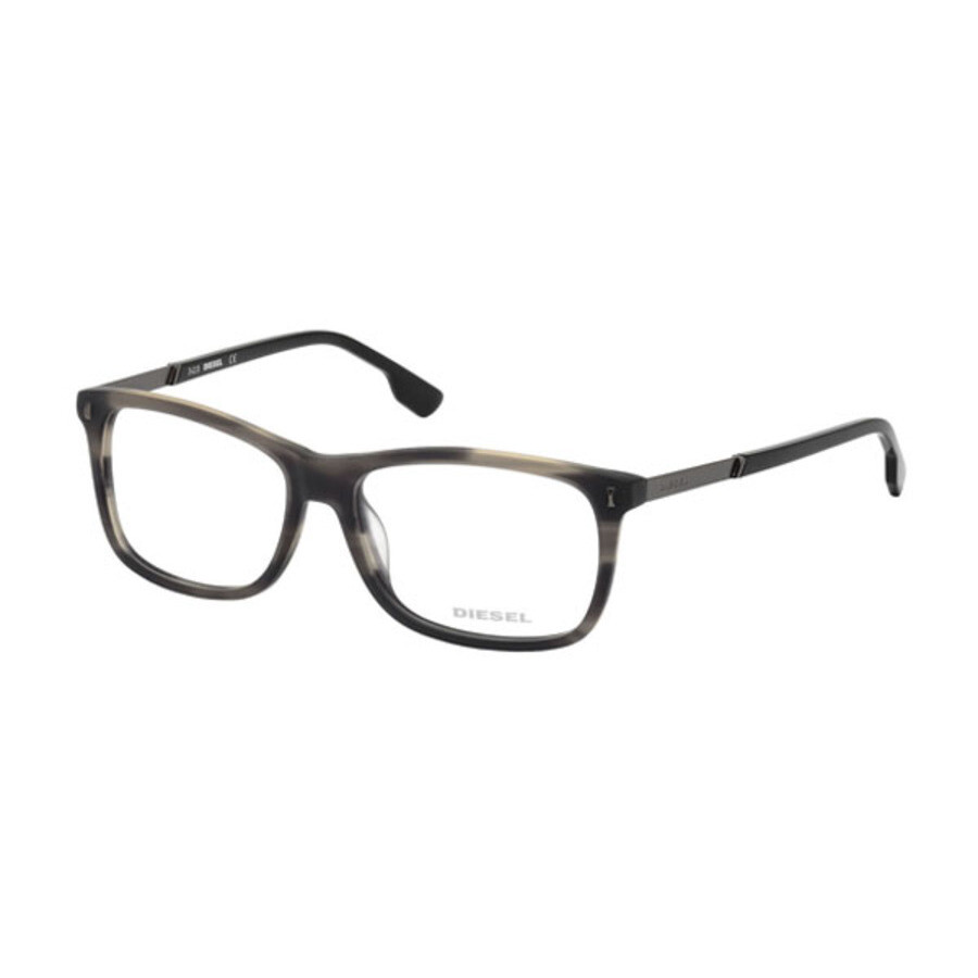 Diesel Men's Black Square Eyeglass Frames DL519900555 664689765287