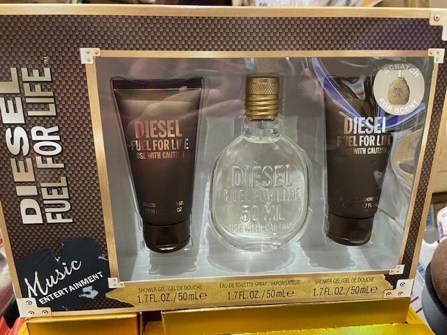 Diesel Men's Fuel For Life Men Gift Set Fragrances 608940582299