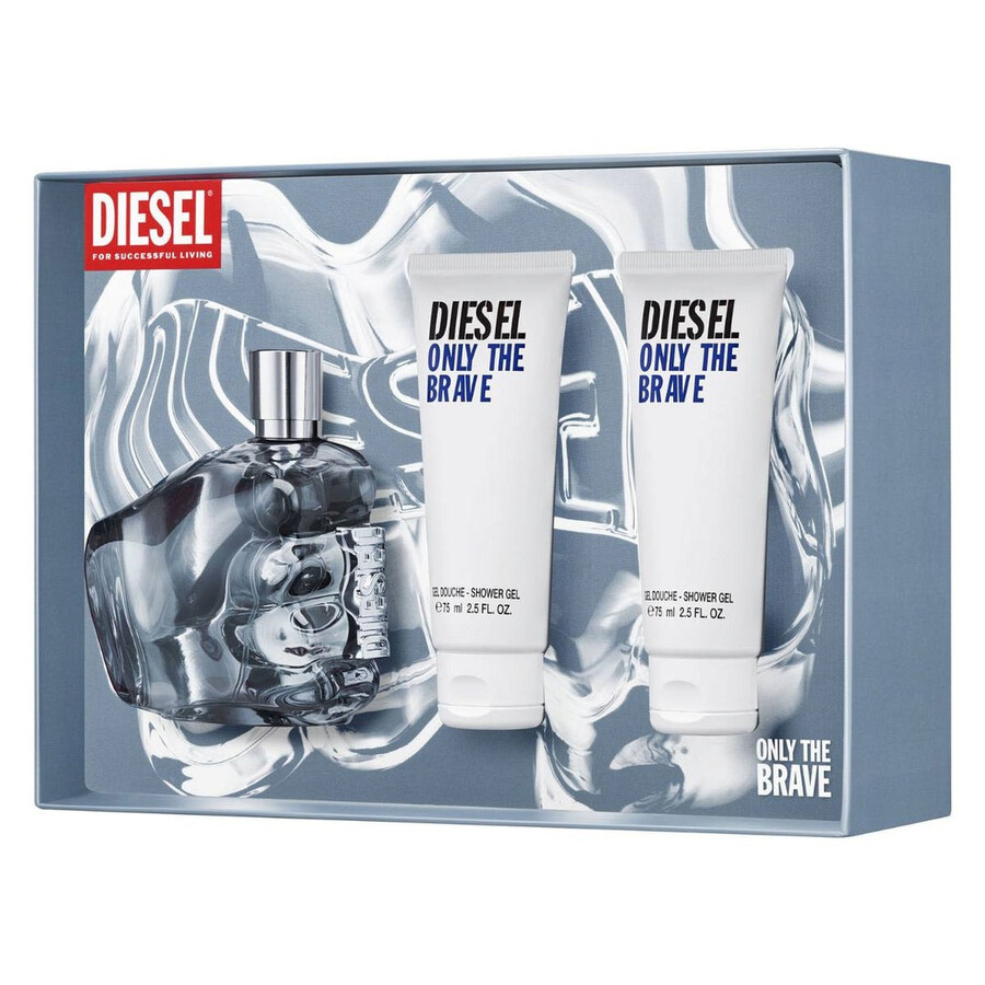 Diesel Men's Only The Brave Gift Set Fragrances 3614274163520 In Metallic