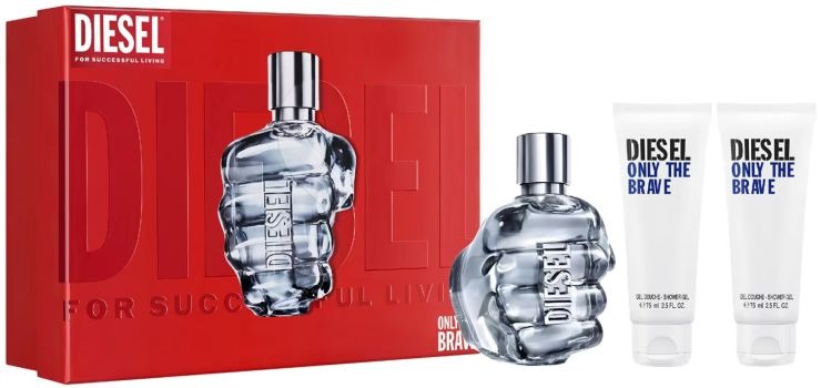 Diesel Men's Only the Brave Gift Set Fragrances 3614274319897