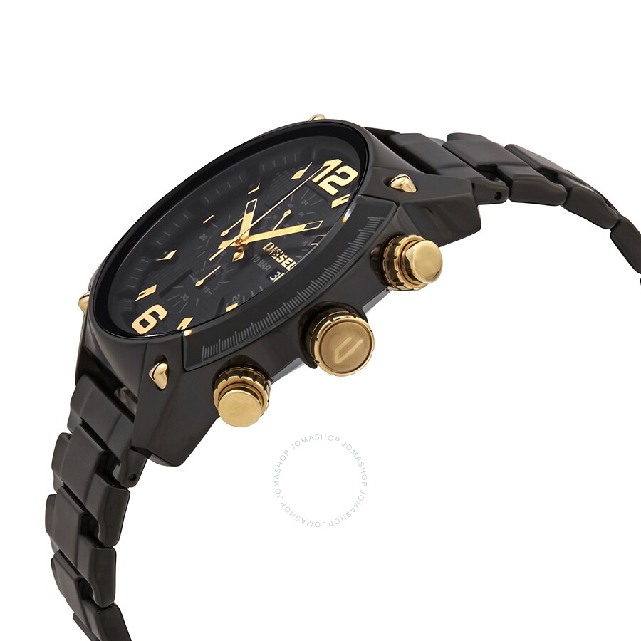 Diesel Overflow Chronograph Quartz Black Dial Men's Watch DZ4504