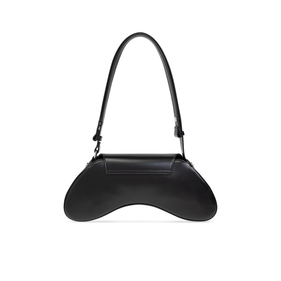 Diesel Play-crossbody Bag In Semi Gloss Leather In Black