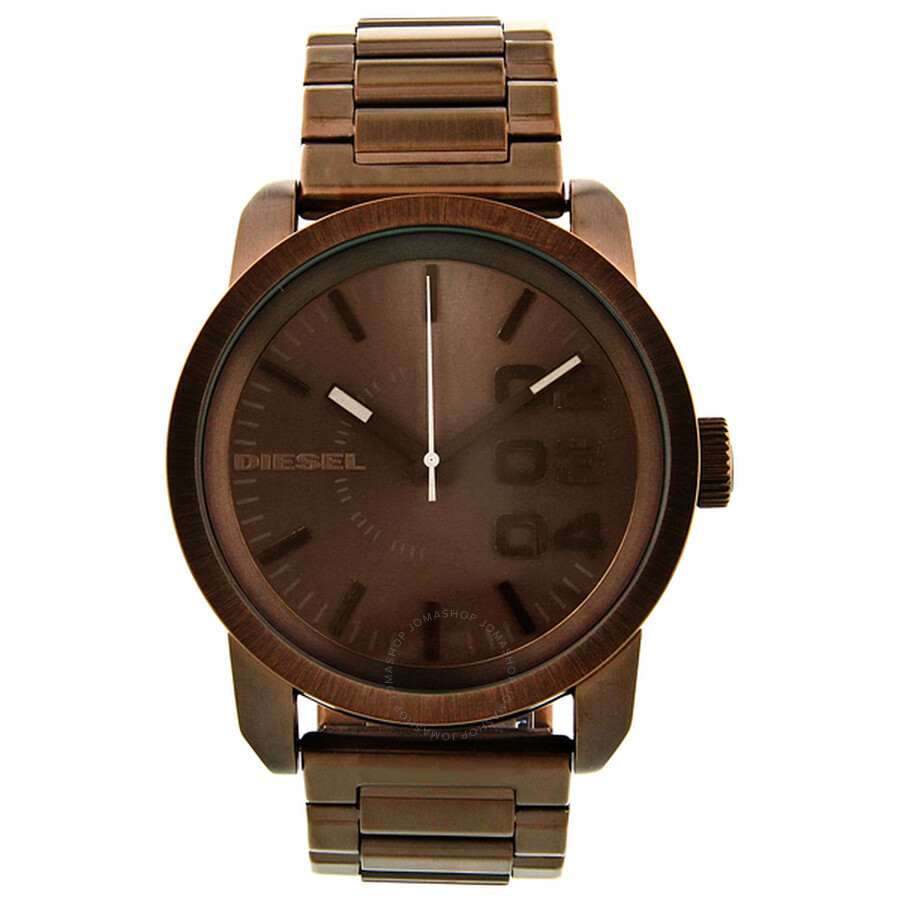 Diesel Quartz Brown PVD Men's Watch DZ1480 698615073207 Watches