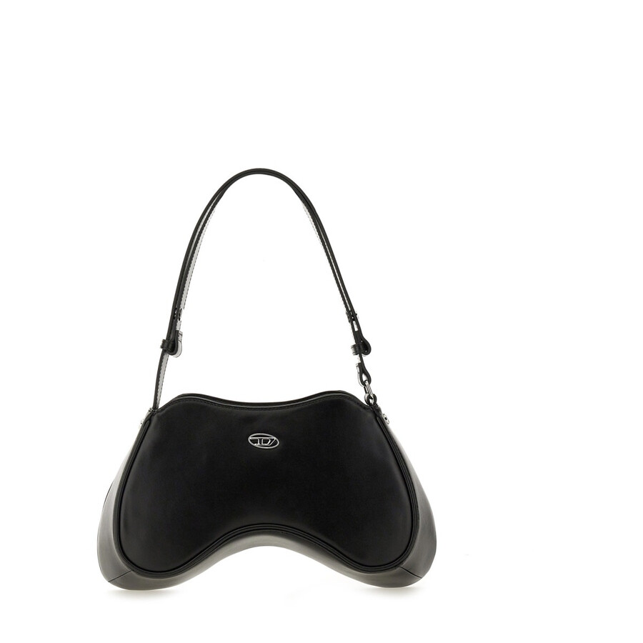 Diesel Play Shoulder Shoulder Bag In Black