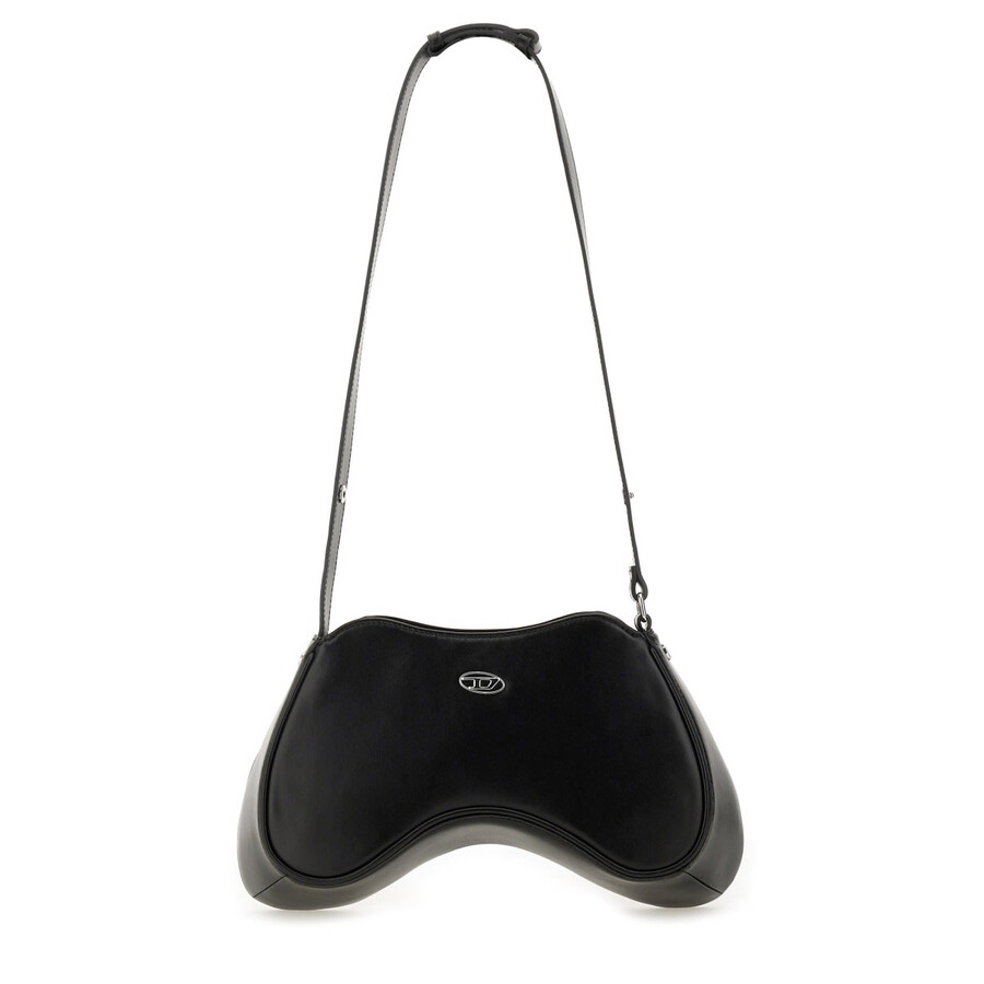 Diesel Play Shoulder Shoulder Bag In Black