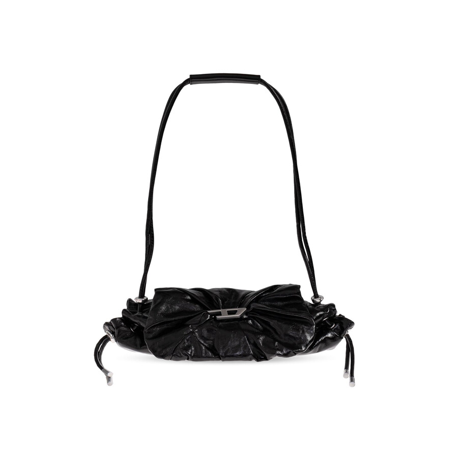Diesel Shoulder Bag Scrunch-d Shoul In Black