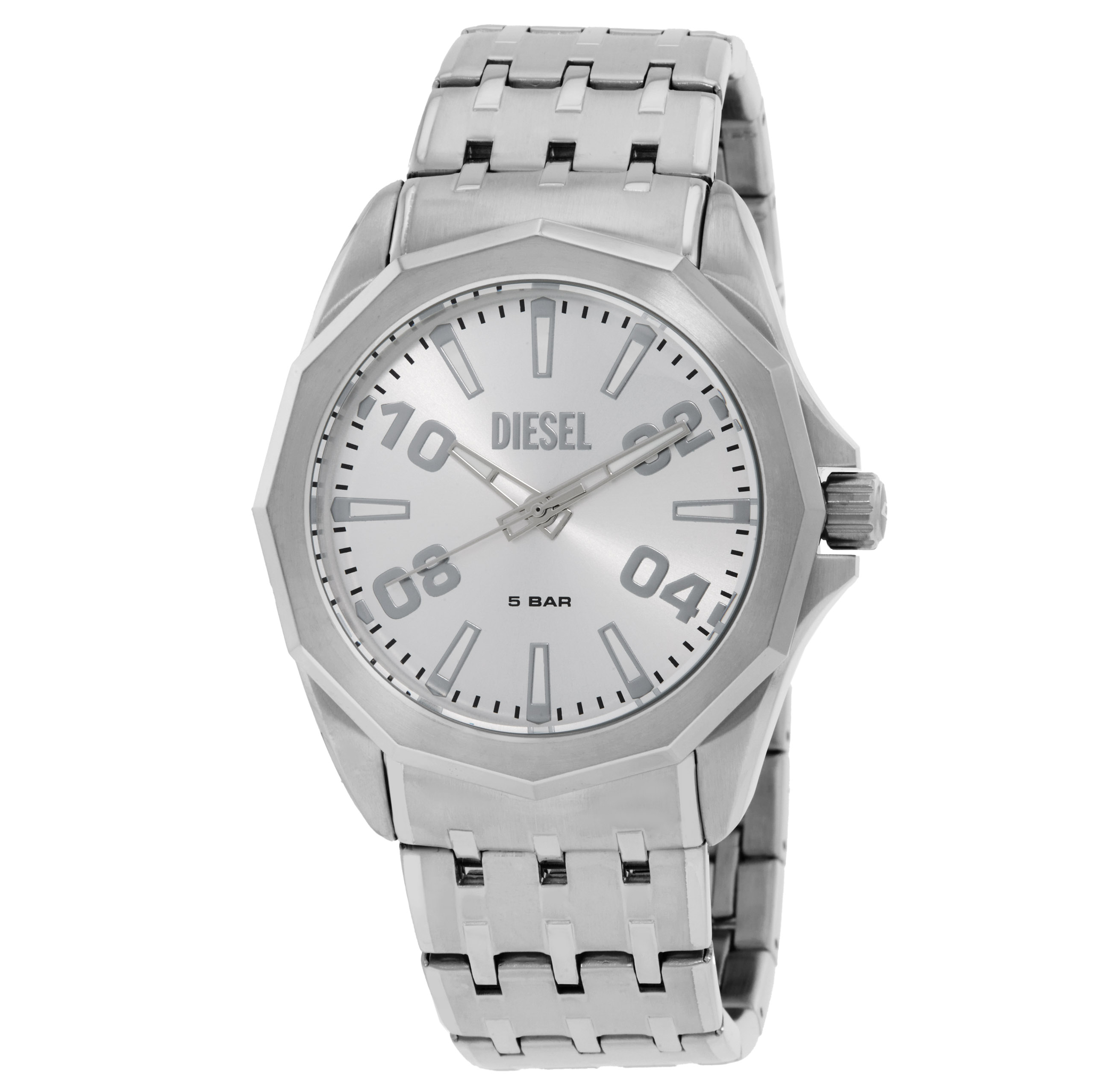 Diesel Stinger Quartz Silver Dial Men's Watch DZ2236