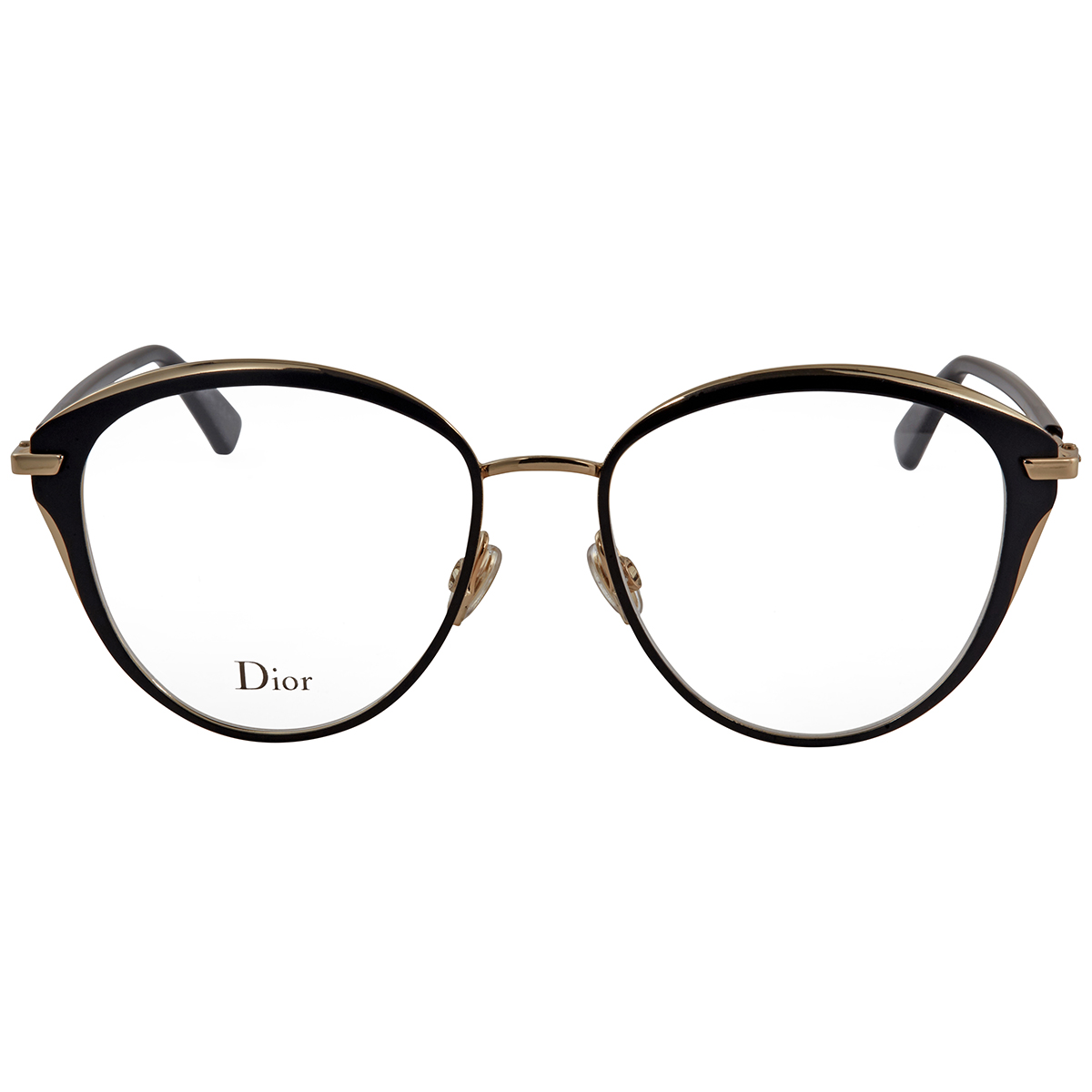Dior Black/gold Cat-eye Ladies Eyeglasses Dioressence20