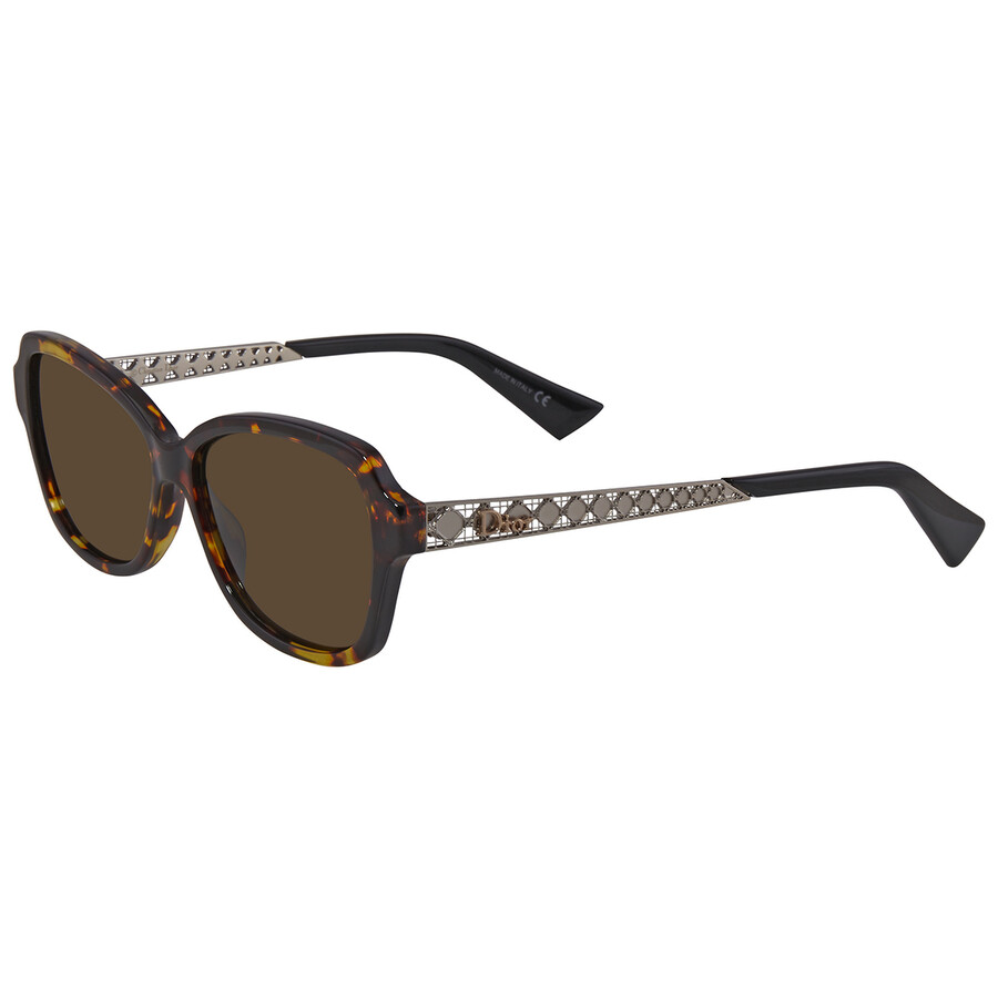 Dior Brown Square Sunglasses DIORAMA5N 8656 762753960221 Sunglasses