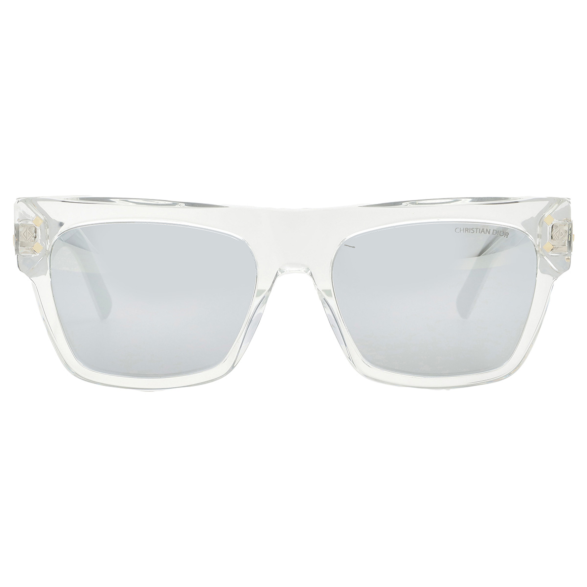 Dior CD DIAMOND S8I Smoke Mirror Square Men's Sunglasses DM40139I