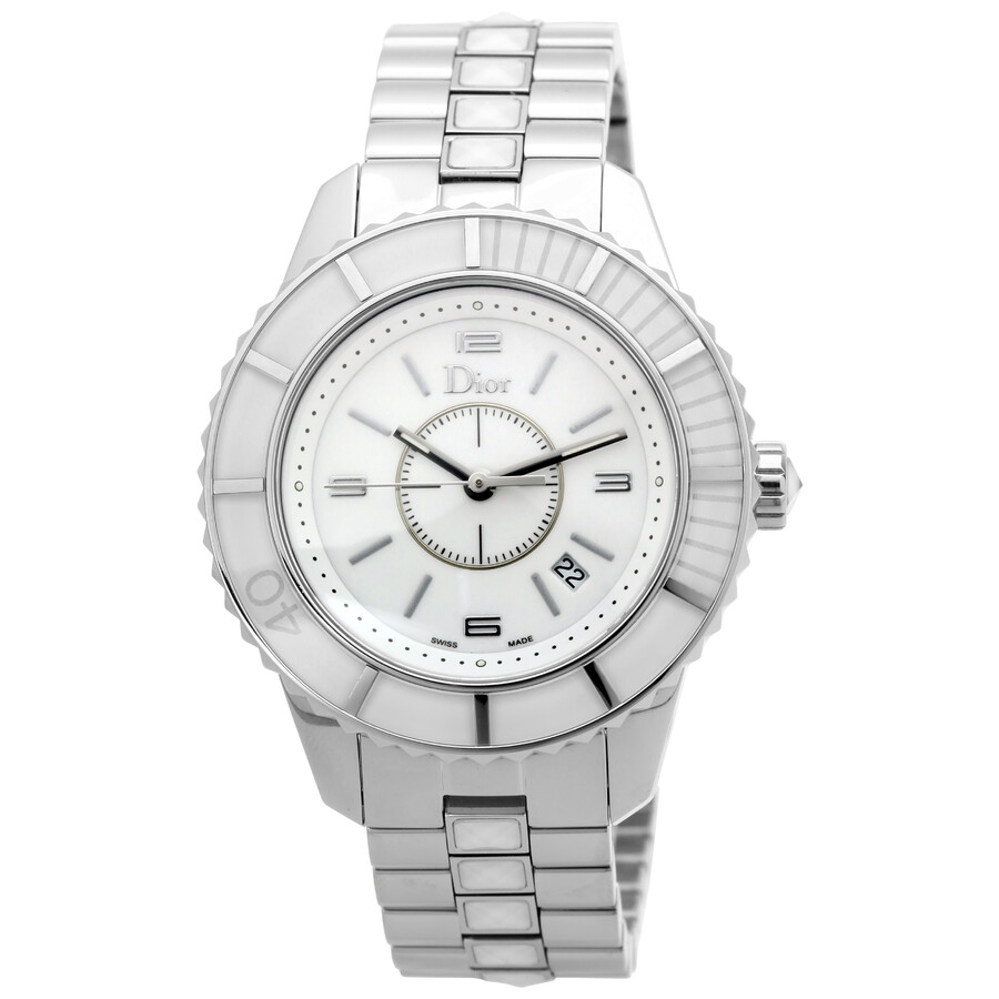 Christian Dior ディオール クォーツ レディース 1311 Dior Christal Quartz Crystal White Dial Ladies Watch