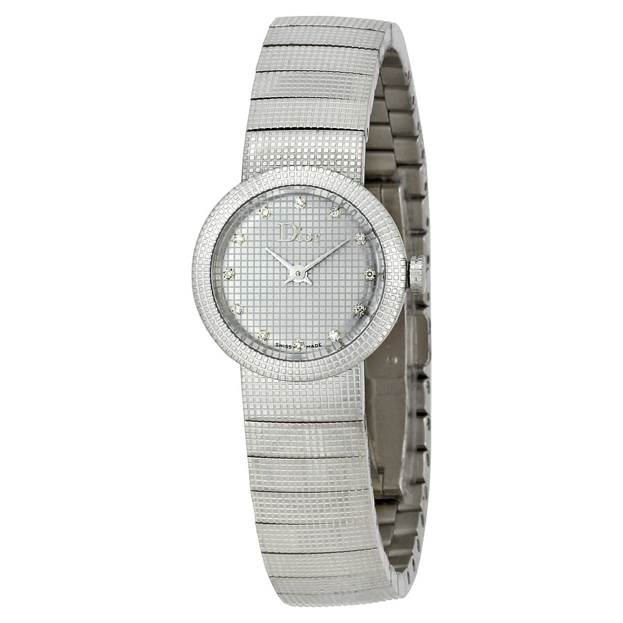 dior silver watch