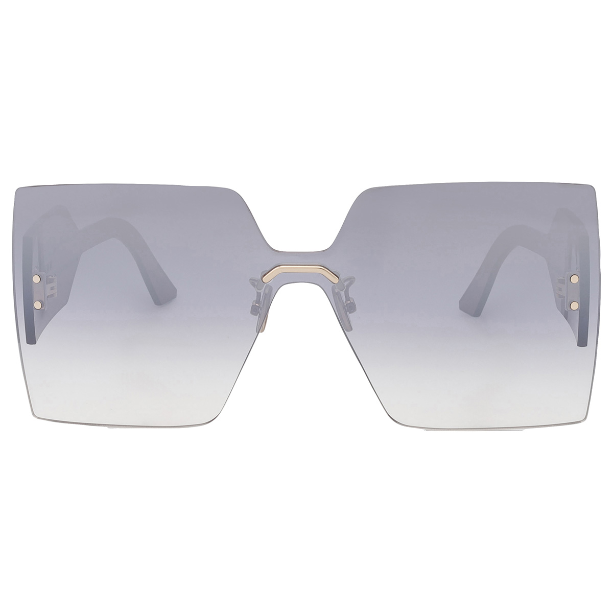 Dior DIORCLUB M5U Grey Gradient Mirror Shield Ladies Sunglasses