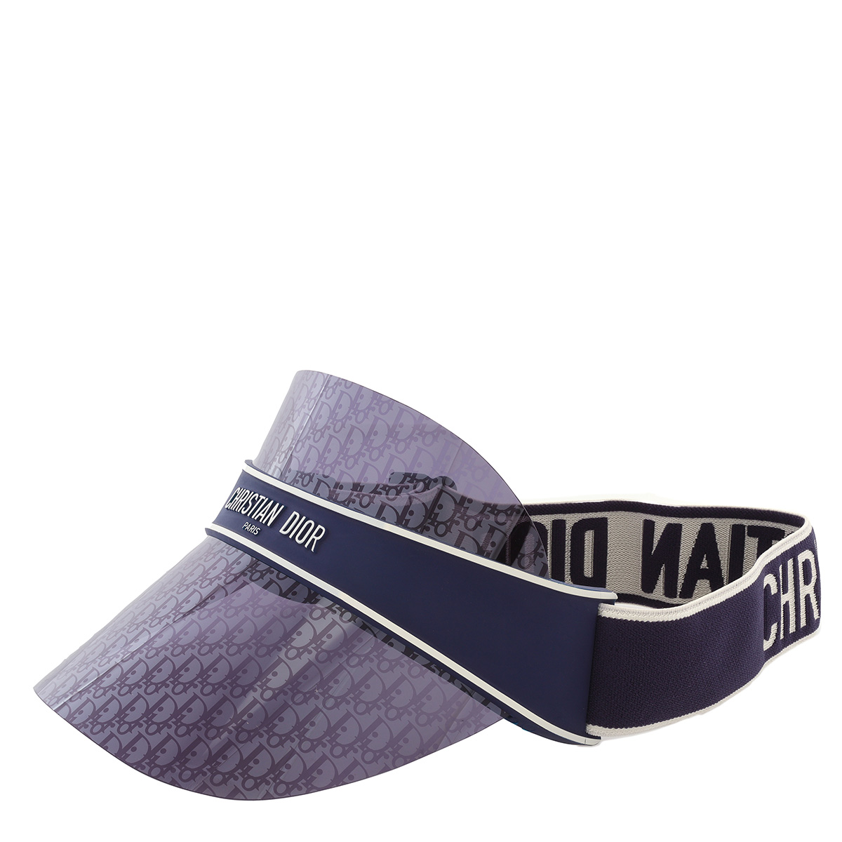 Dior DIORCLUB V1U Blue Logo Visor Ladies Sunglasses CD40041U V1U
