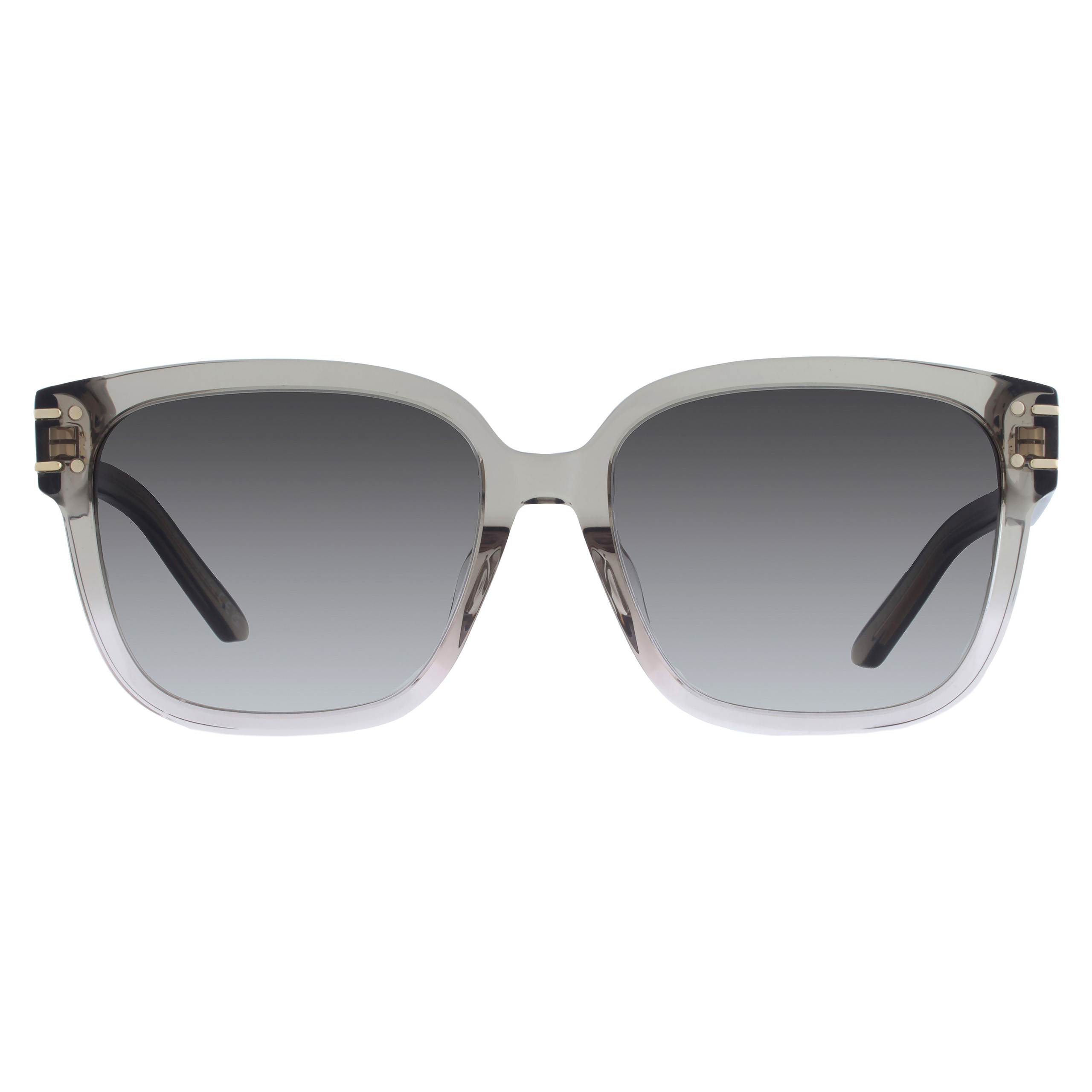 Dior DIORSIGNATURE S7F Brown Gradient Square Ladies Sunglasses